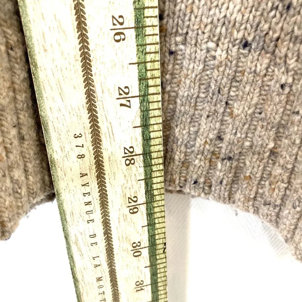 Taylor Stitch Fisherman Crewneck Sweater in Oatmeal Size 46 or US 2XL Coastal co